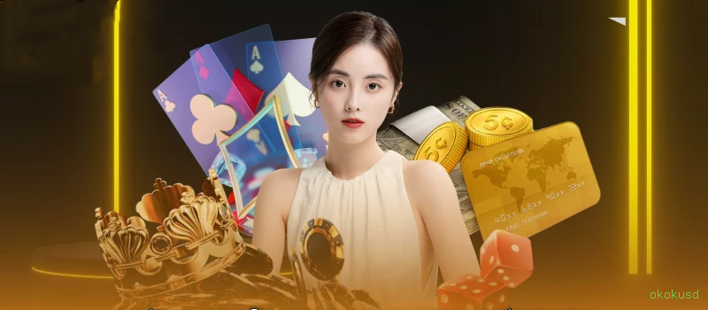 Imagem promocional dos jogos de lottery da okokusd